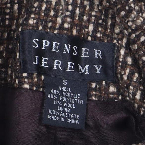 Spencer Jeremy Women's Brown Jacket Size S Casual