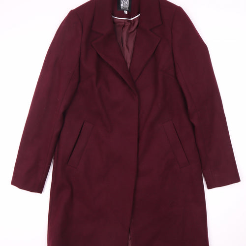 Debenhams Women's Red Petite Overcoat Size 8