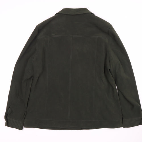 Viyella Women's Green Cotton Jacket Size 16