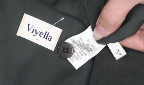 Viyella Women's Green Cotton Jacket Size 16