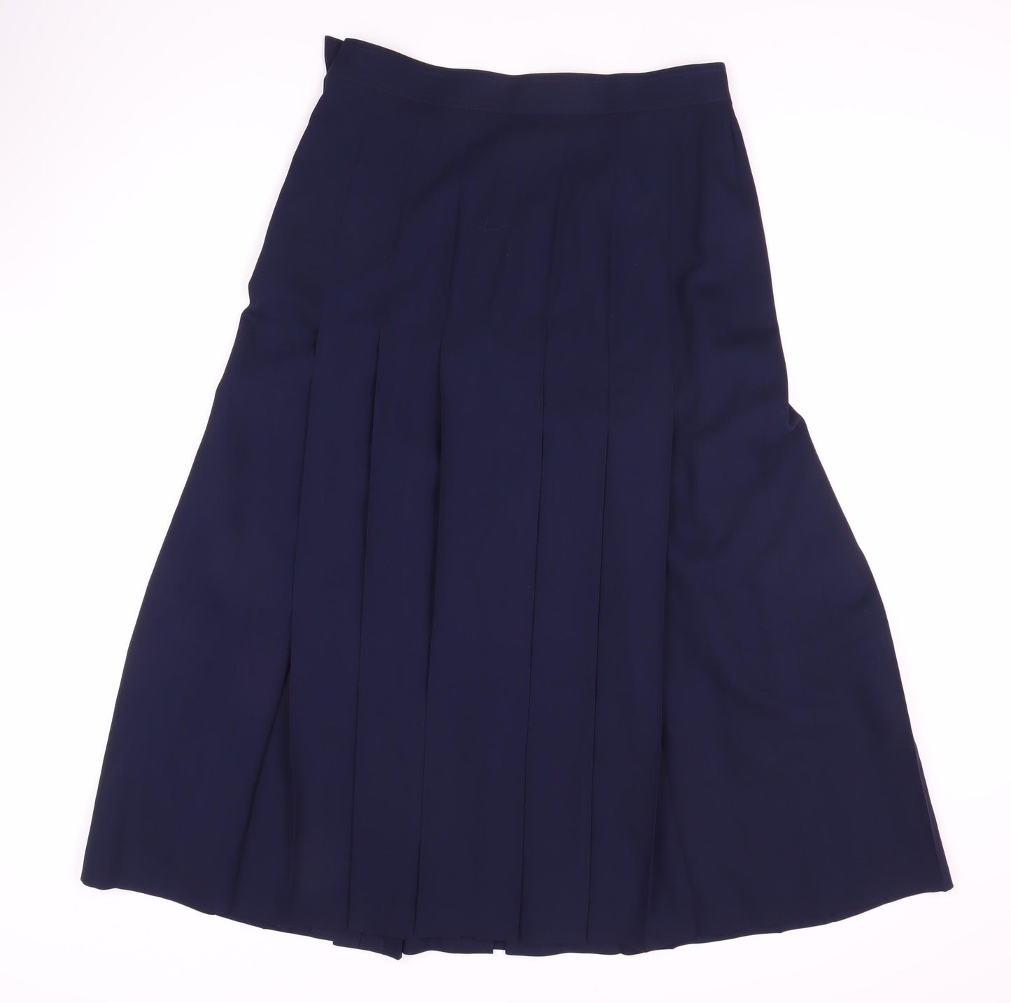 Antonette Women's Blue Pleated Midi Skirt Size 10