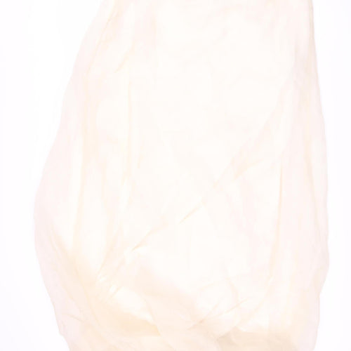 Birger & Mikkelsen Women's Ivory Silk Skirt L