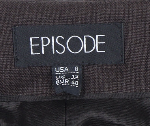 Episode Women's Brown Linen Blazer Size 12