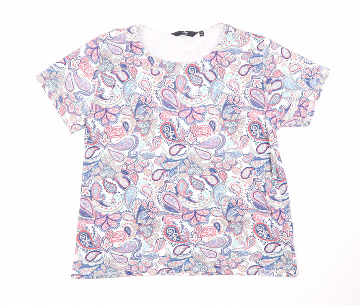 Isla Essentials Women's Multicoloured Paisley T-Shirt