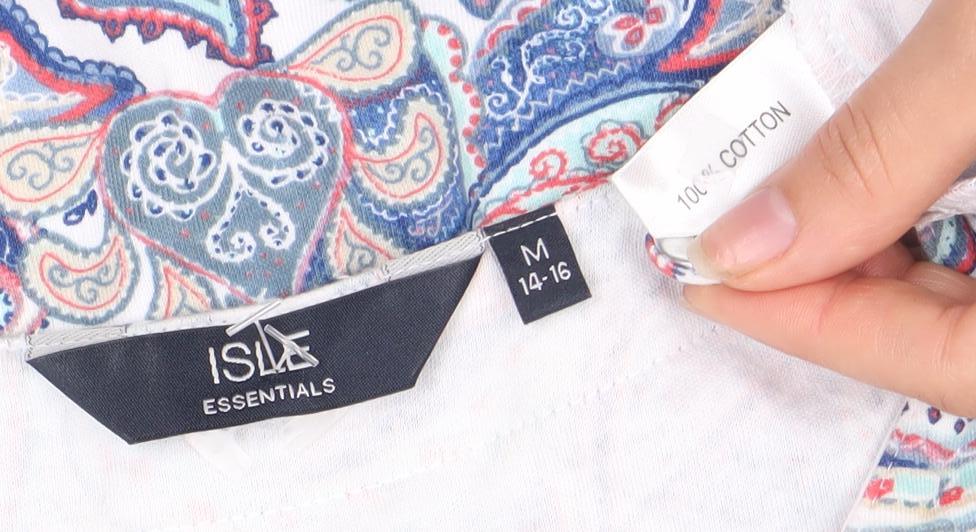 Isla Essentials Women's Multicoloured Paisley T-Shirt