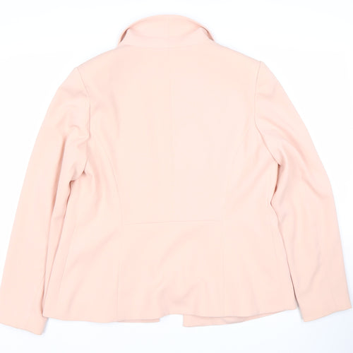 Kaliko Women's Pink Blazer Size 12 Shawl Lapel Lined