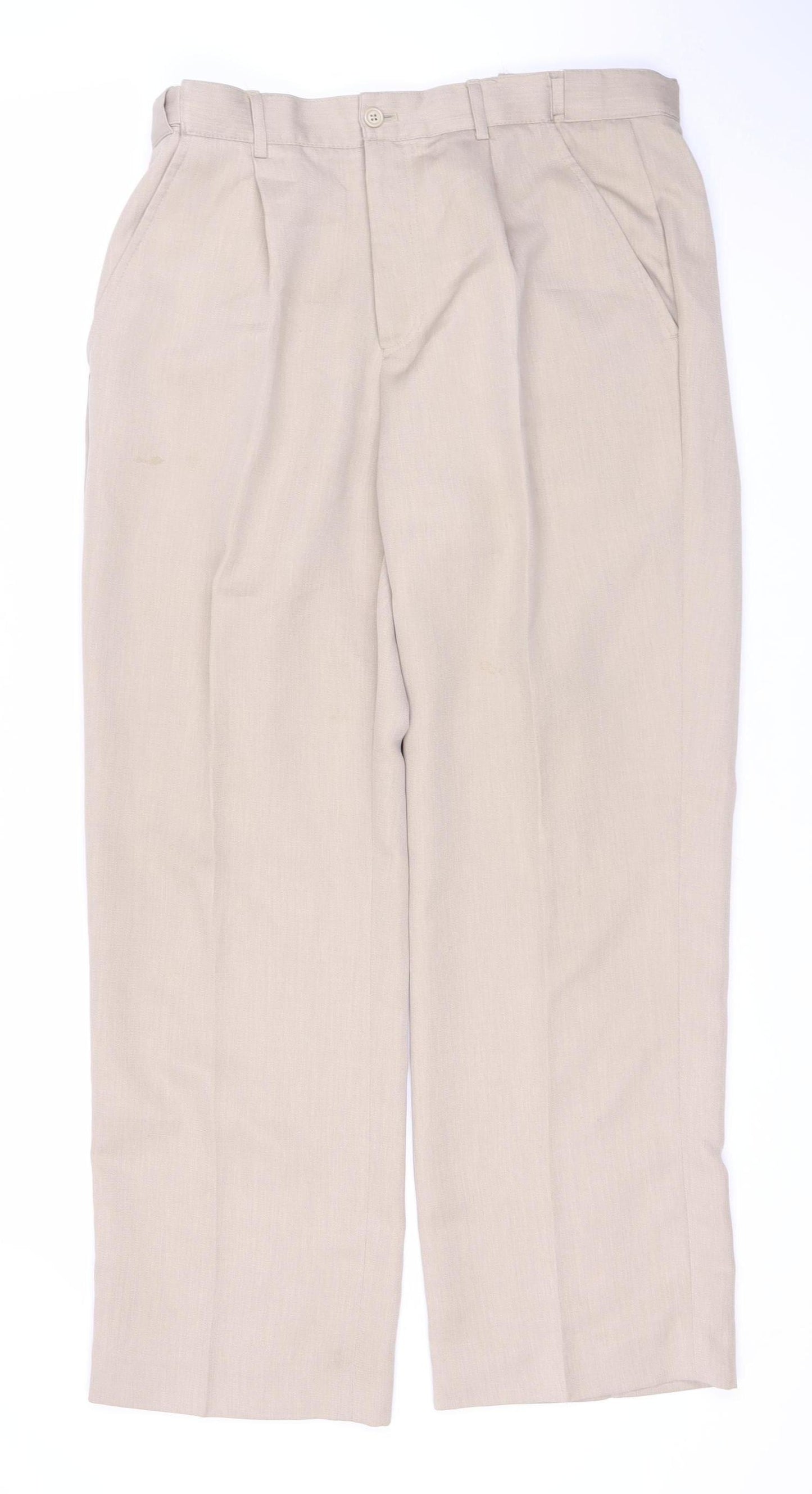 Cotton Traders Men's Beige Trousers Size 34