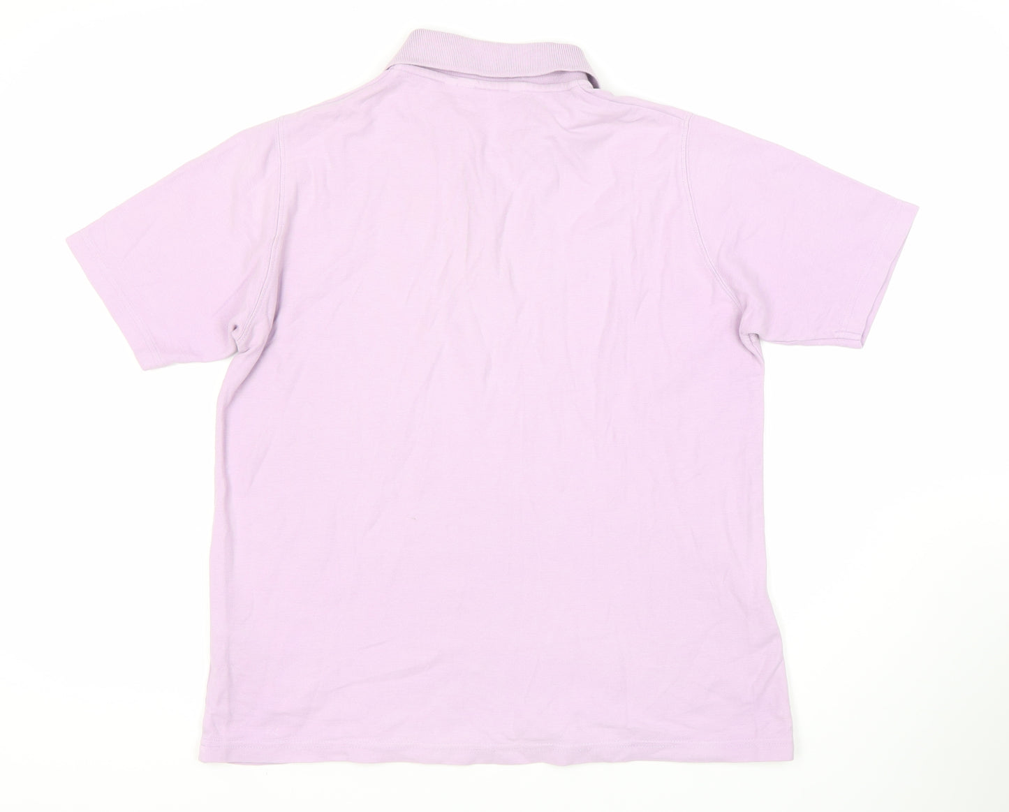 EWM Womens Purple Polo Shirt M, Short Sleeves, Casual
