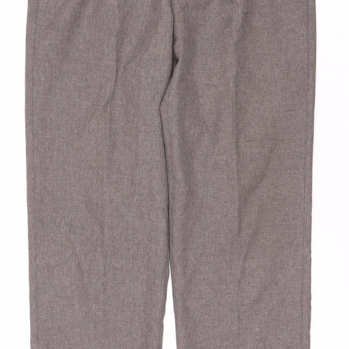Jack Reid Men's Grey Regular Fit Trousers 32R