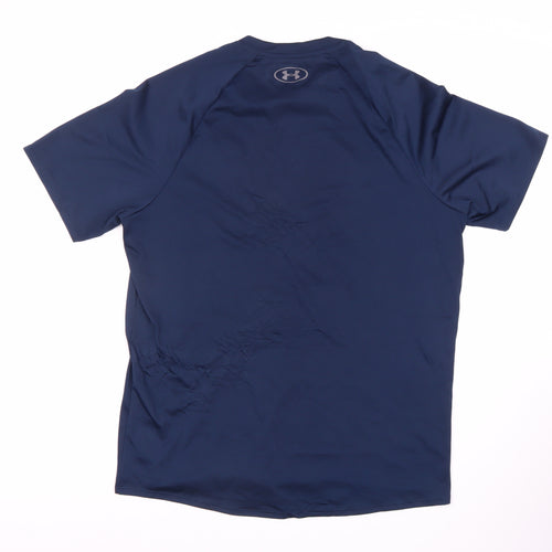 Under Armour Men's Blue M T-Shirt, Moisture Wicking, Gym Ready