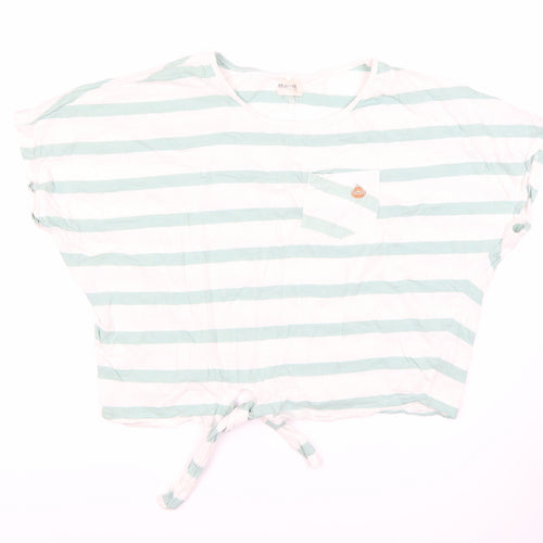 Saltrock Women's Striped Cropped T-Shirt, Size 12