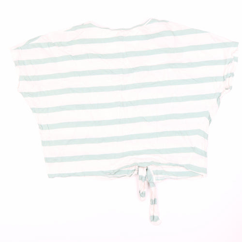Saltrock Women's Striped Cropped T-Shirt, Size 12