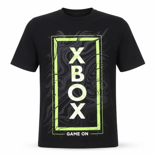 Xbox Black Men's T-Shirt M Graphic Logo Short Sleeve