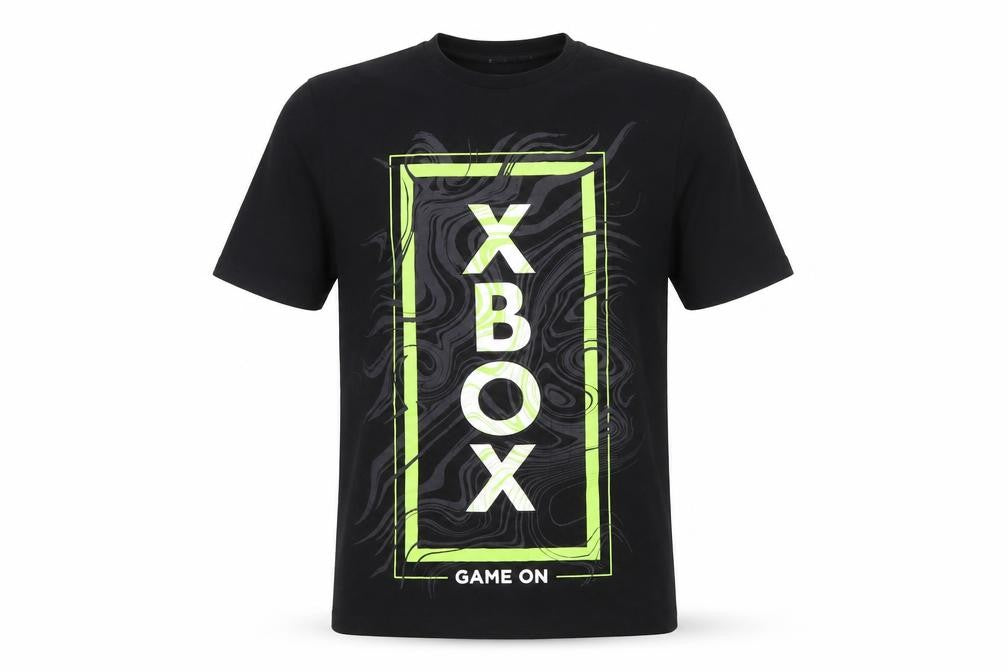 Xbox Black Men's T-Shirt M Graphic Logo Short Sleeve