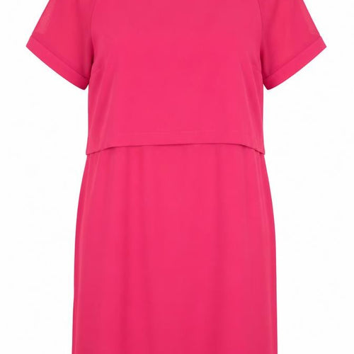 Betty Jackson Black Pink Women’s Shift Dress Size 14