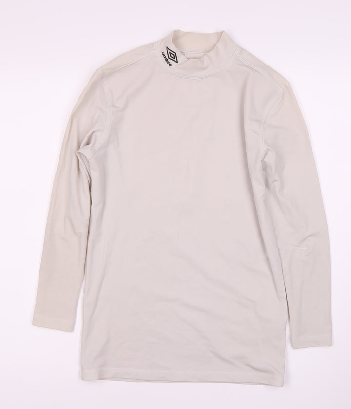 Umbro Women's Beige Long Sleeve Activewear Top L