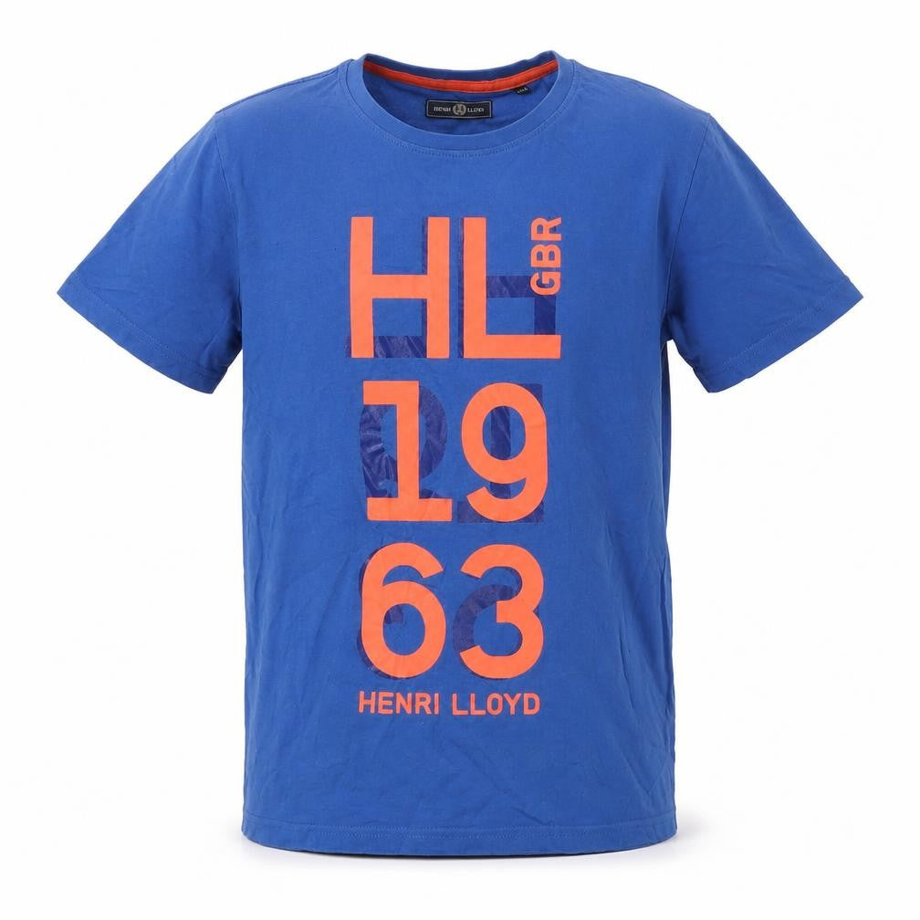 Henri Lloyd Boys Blue Graphic Print T-Shirt, Size 12-13 Years