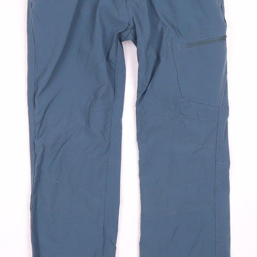 Dare2B Boys Blue Cargo Trousers 9-10 Years Adjustable Waist