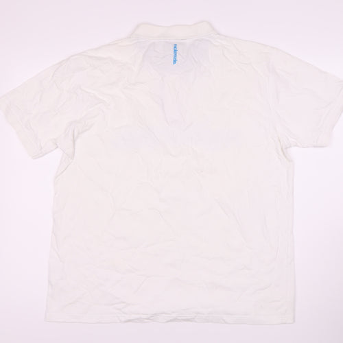 McKenzie Men's White XL Polo Shirt with Logo