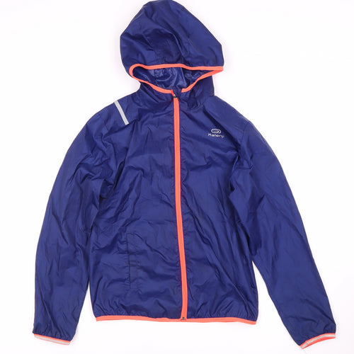 Decathlon Boys Blue Windbreaker Jacket 10 Years