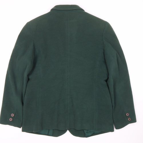 The Principles of Petite Women's Green Blazer, Size 14, Wool Blend