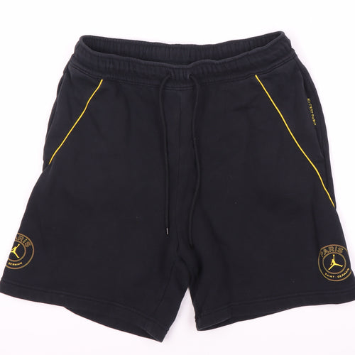Jordan Men's Black Athletic Shorts, Size M, Basketball Style