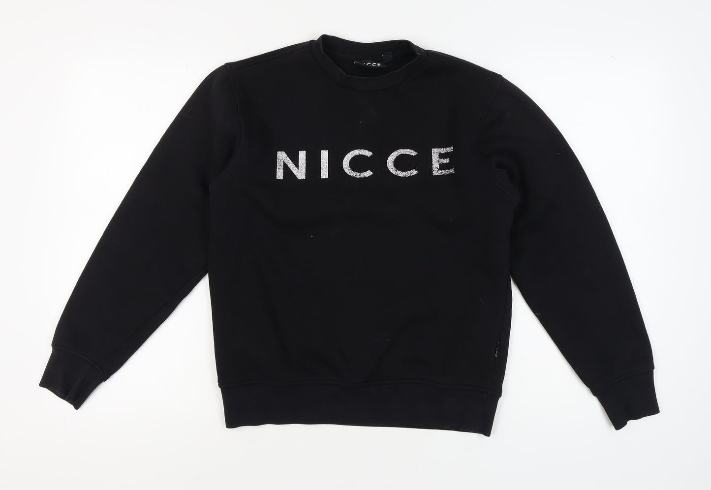 NICCE Men’s Black XS Pullover Sweatshirt Crew Neck