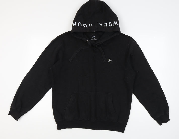 Powderhound Men's Black L Pullover Hoodie Ski Style