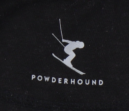 Powderhound Men's Black L Pullover Hoodie Ski Style