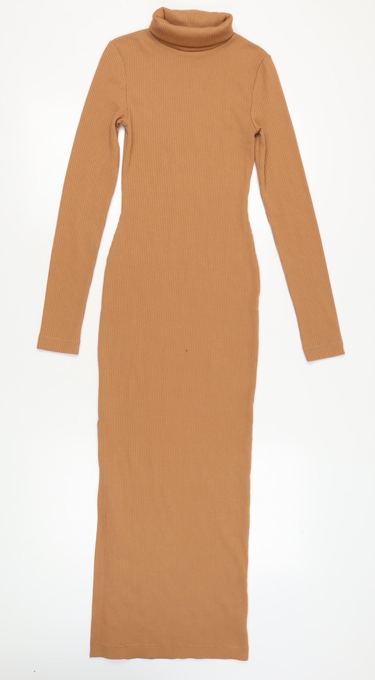Marks and Spencer Brown XS Midi Bodycon Dress
