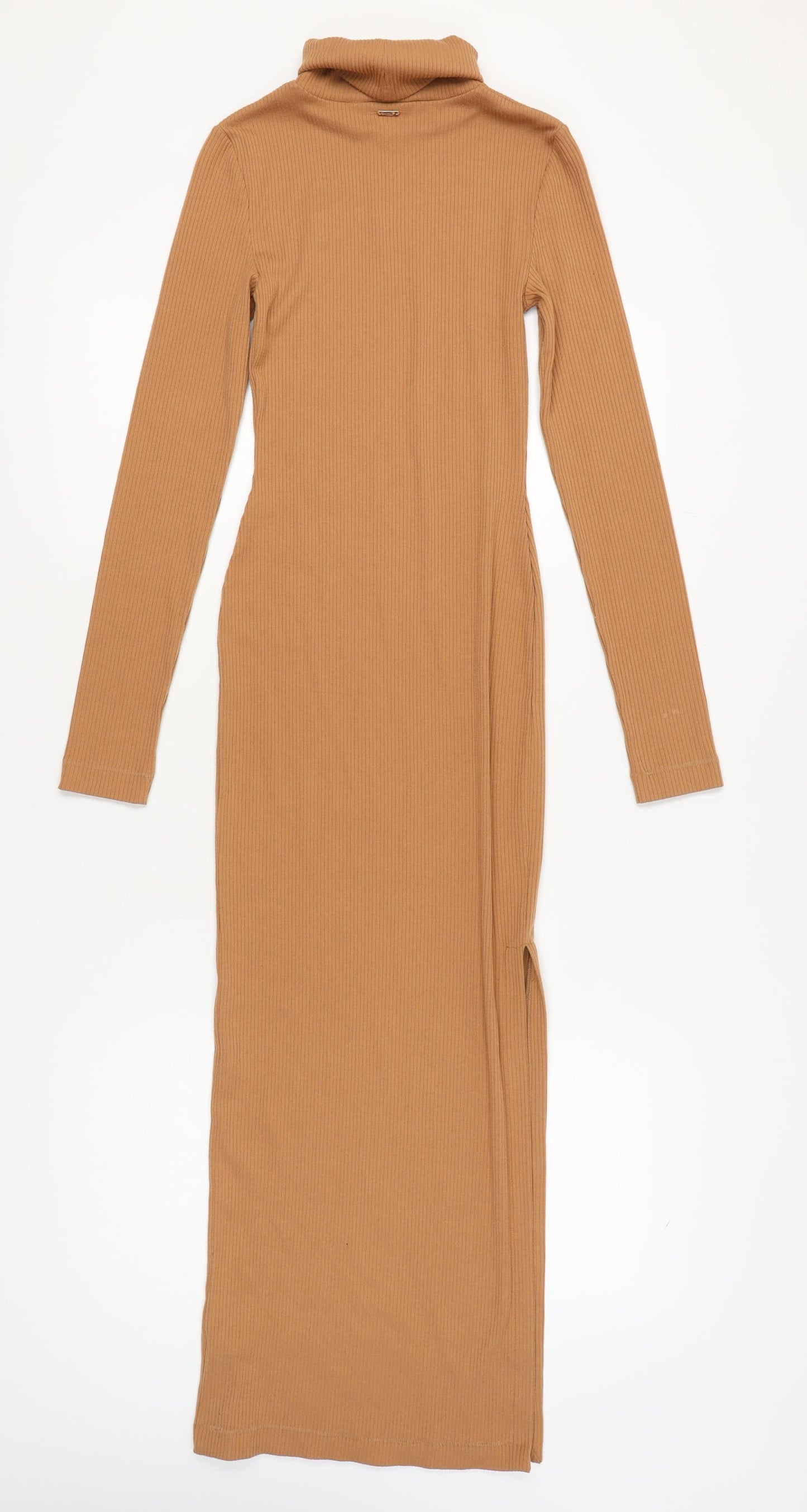 Marks and Spencer Brown XS Midi Bodycon Dress
