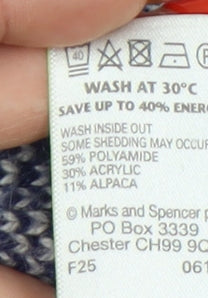 Marks and Spencer Women's Blue Open Front Cardigan Size 16