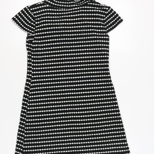 Quiz Women's Black & White Collared Dress Size 10