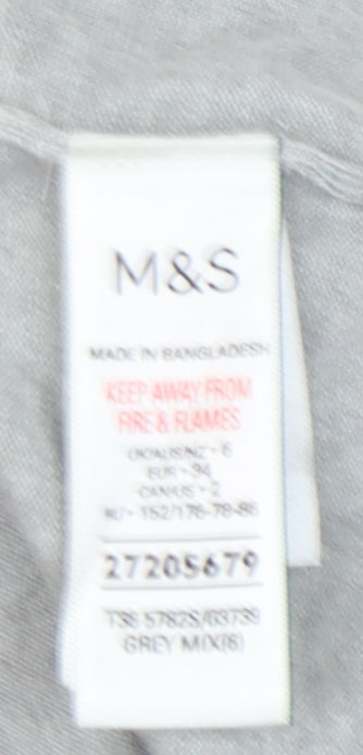 Marks and Spencer Women's Grey Cardigan Size 6