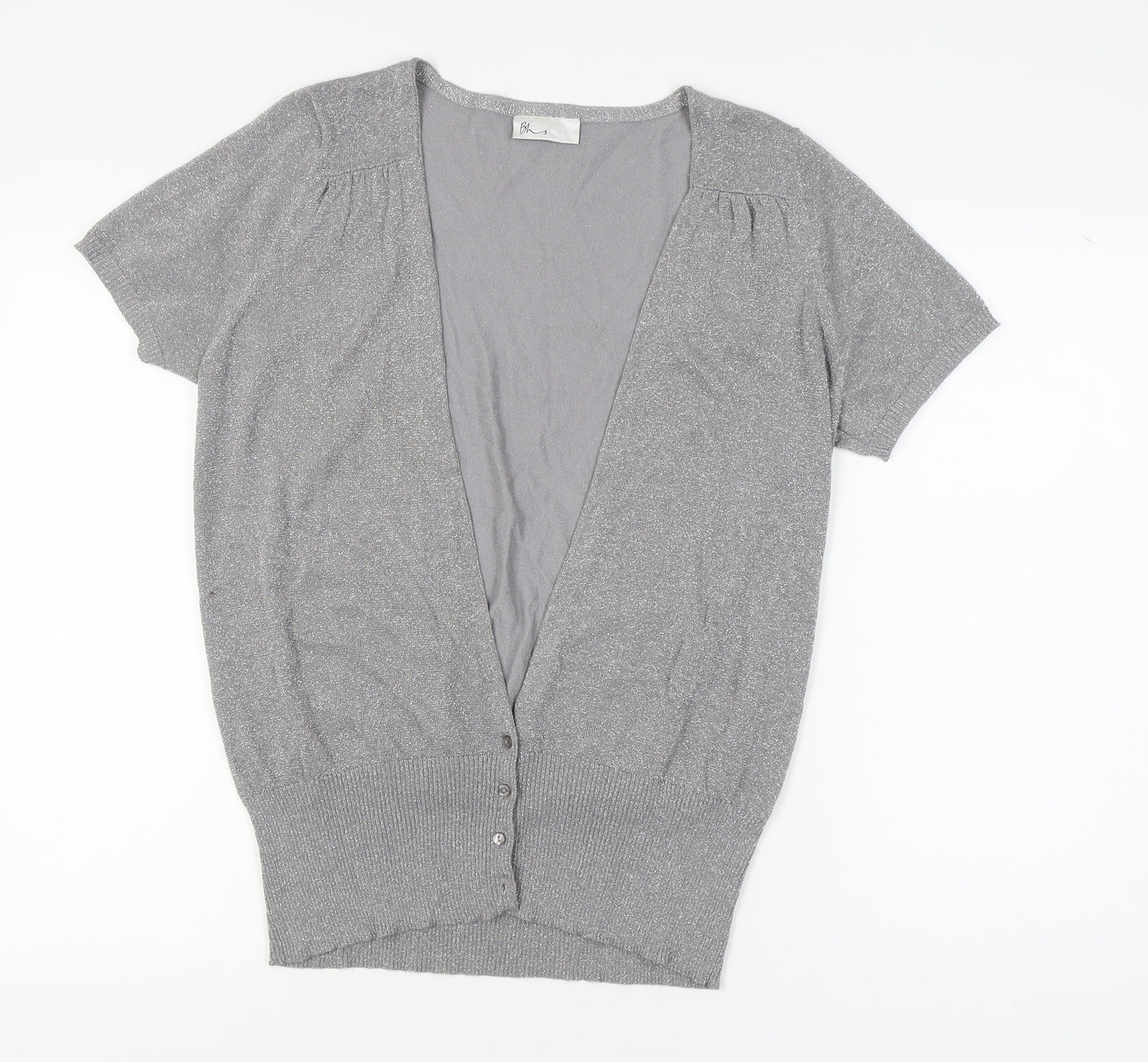 BHS Women's Silver Cardigan, Size 18