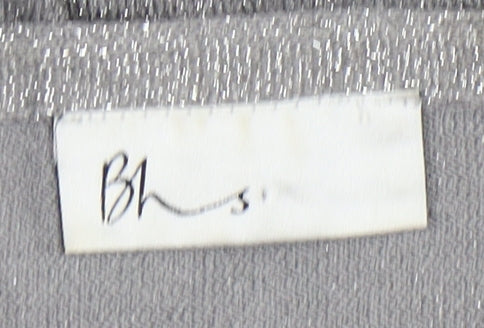 BHS Women's Silver Cardigan, Size 18