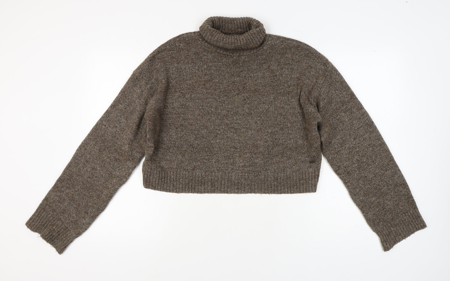 Pacific Republic Teen Brown Roll Neck Jumper Size 12