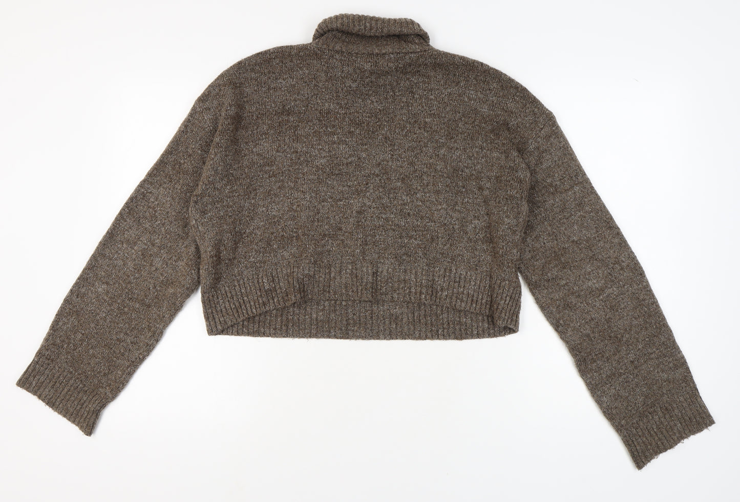 Pacific Republic Teen Brown Roll Neck Jumper Size 12