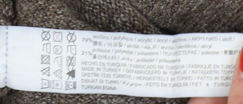 Pacific Republic Teen Brown Roll Neck Jumper Size 12