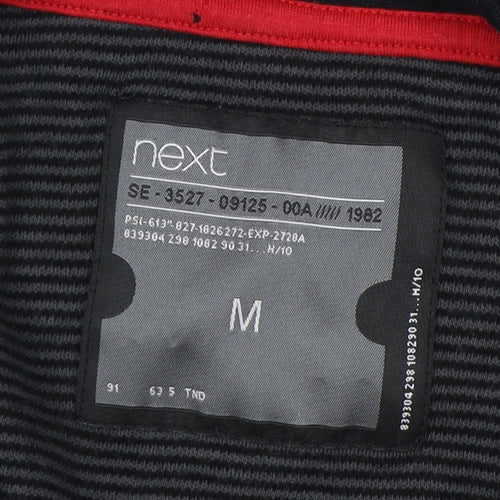 Next Men's Black Medium Striped Pullover Jumper