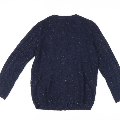 Bonmarché Women's Blue Knit Cardigan, Size 8
