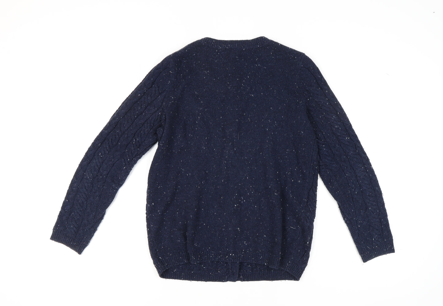 Bonmarché Women's Blue Knit Cardigan, Size 8