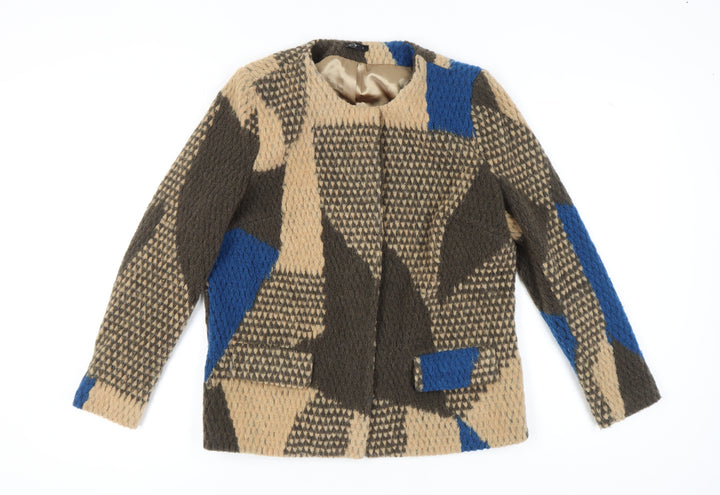 Emreco Women's Multicolour Geometric Pattern Jacket