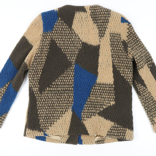 Emreco Women's Multicolour Geometric Pattern Jacket
