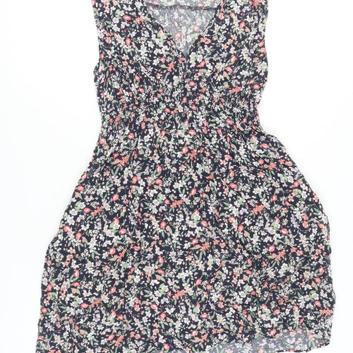 H&M Women's Multicoloured Floral Maternity Dress