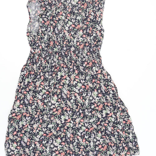 H&M Women's Multicoloured Floral Maternity Dress