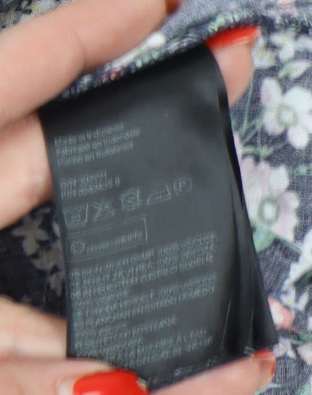 H&M Women's Multicoloured Floral Maternity Dress