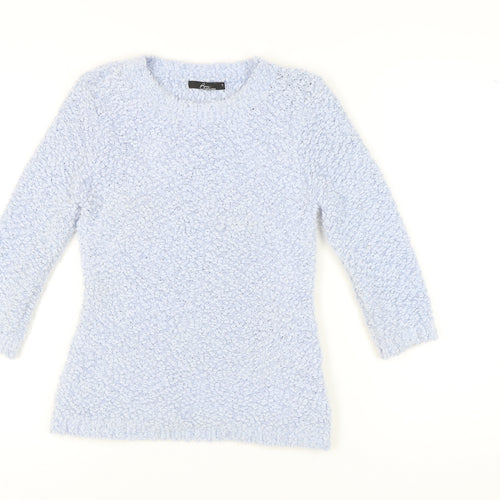 Bm Collection Women's Blue Pullover Jumper, Size S
