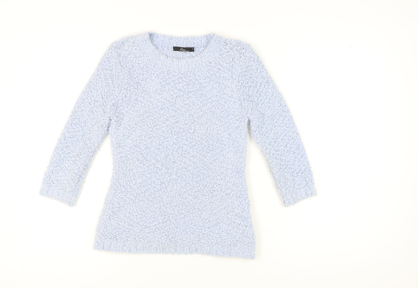 Bm Collection Women's Blue Pullover Jumper, Size S
