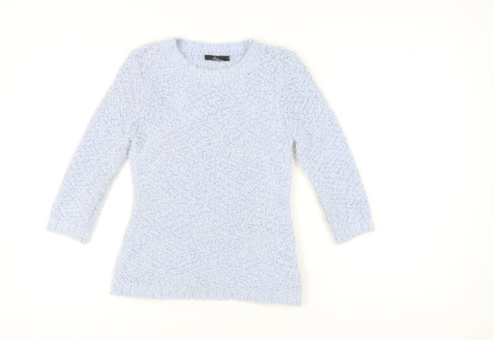 Bm Collection Women's Blue Pullover Jumper, Size S